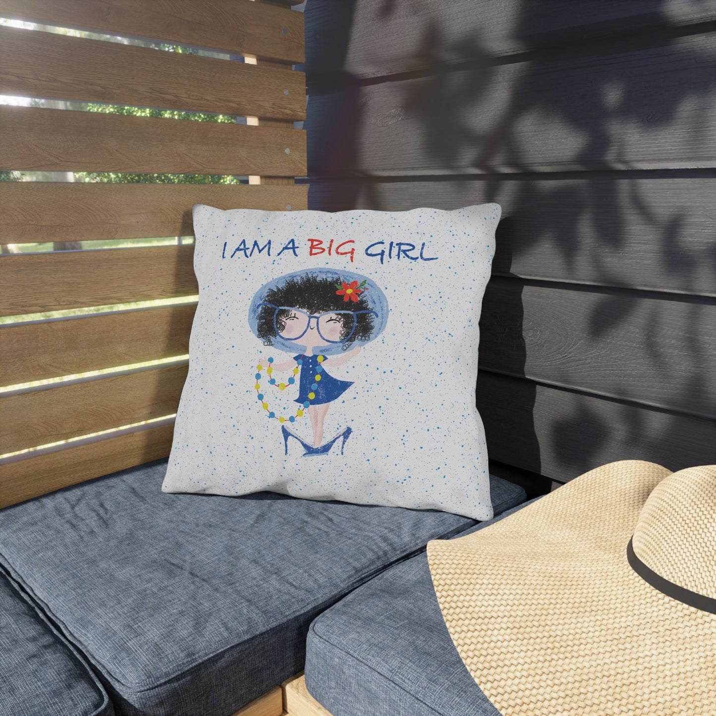 Double-Sided Outdoor Pillow - Twice the Adorable!