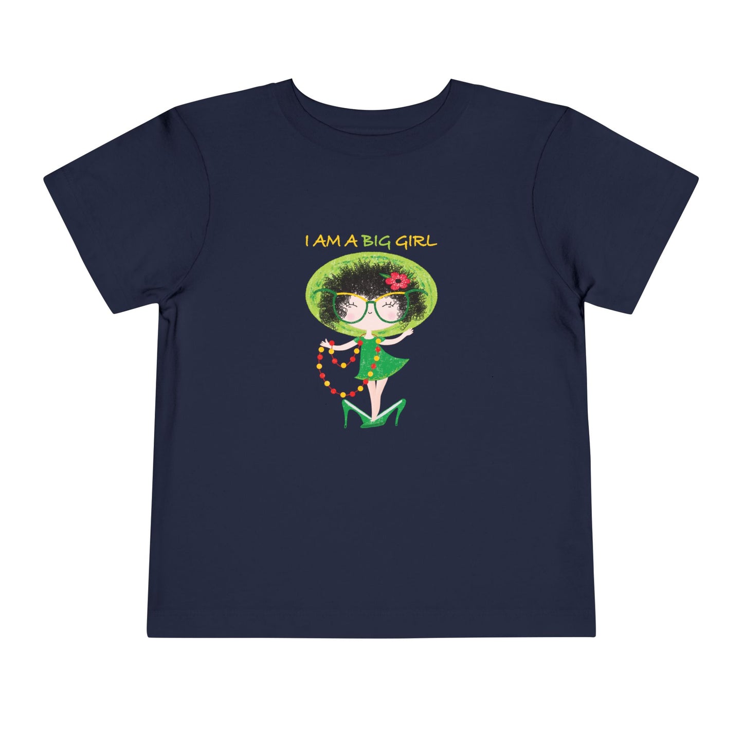 Funny Toddler Girl T-Shirt – “I Am a Big Girl” Shirt for Sassy Little Ladies, Cute Birthday Gift for Ages 2–5