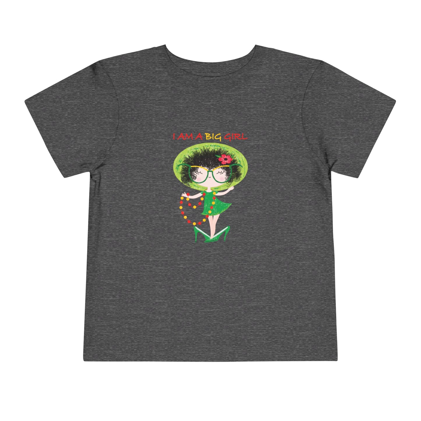 Funny Toddler Girl T-Shirt – “I Am a Big Girl” Shirt for Sassy Little Ladies, Cute Birthday Gift for Ages 2–5