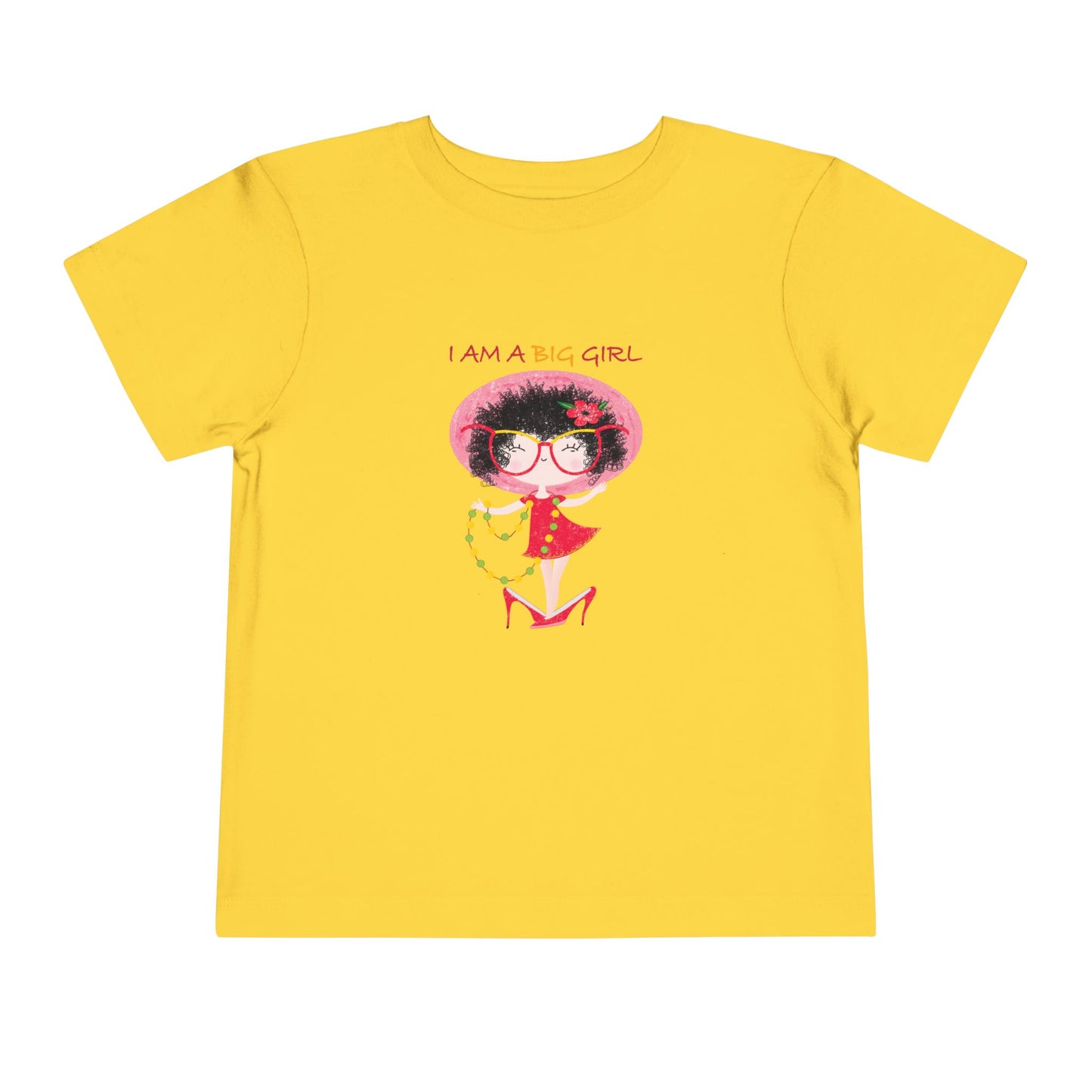 Funny Toddler Girl T-Shirt – “I Am a Big Girl” Shirt for Sassy Little Ladies, Cute Birthday Gift for Ages 2–5