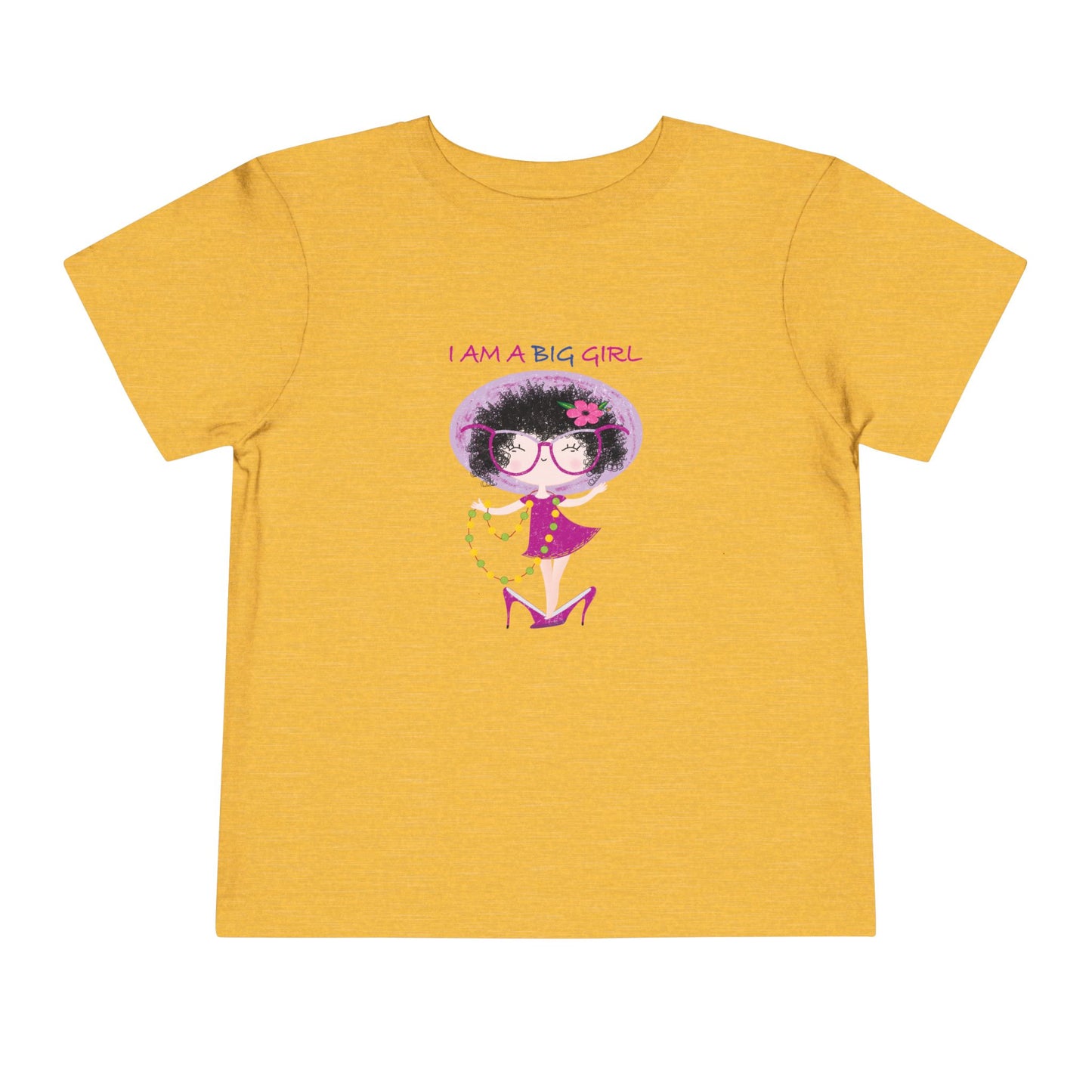 Funny Toddler Girl T-Shirt – “I Am a Big Girl” Shirt for Sassy Little Ladies, Cute Birthday Gift for Ages 2–5
