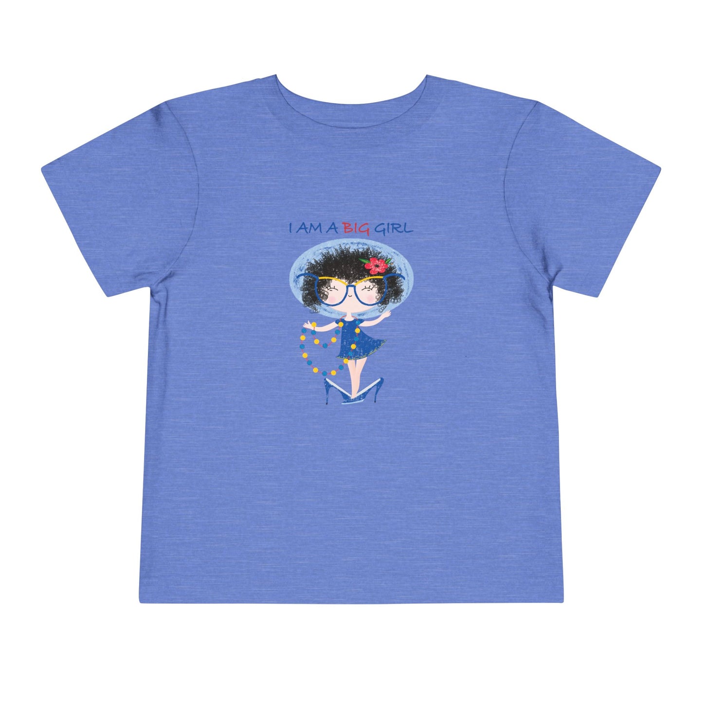 Funny Toddler Girl T-Shirt – “I Am a Big Girl” Shirt for Sassy Little Ladies, Cute Birthday Gift for Ages 2–5