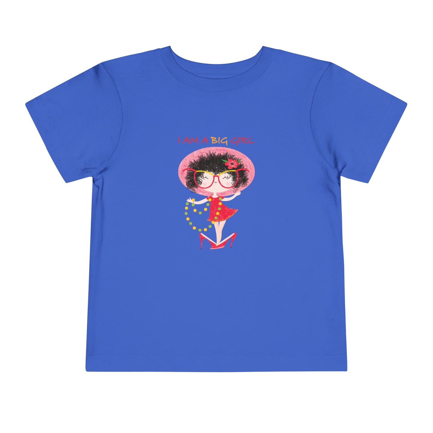 Funny Toddler Girl T-Shirt – “I Am a Big Girl” Shirt for Sassy Little Ladies, Cute Birthday Gift for Ages 2–5