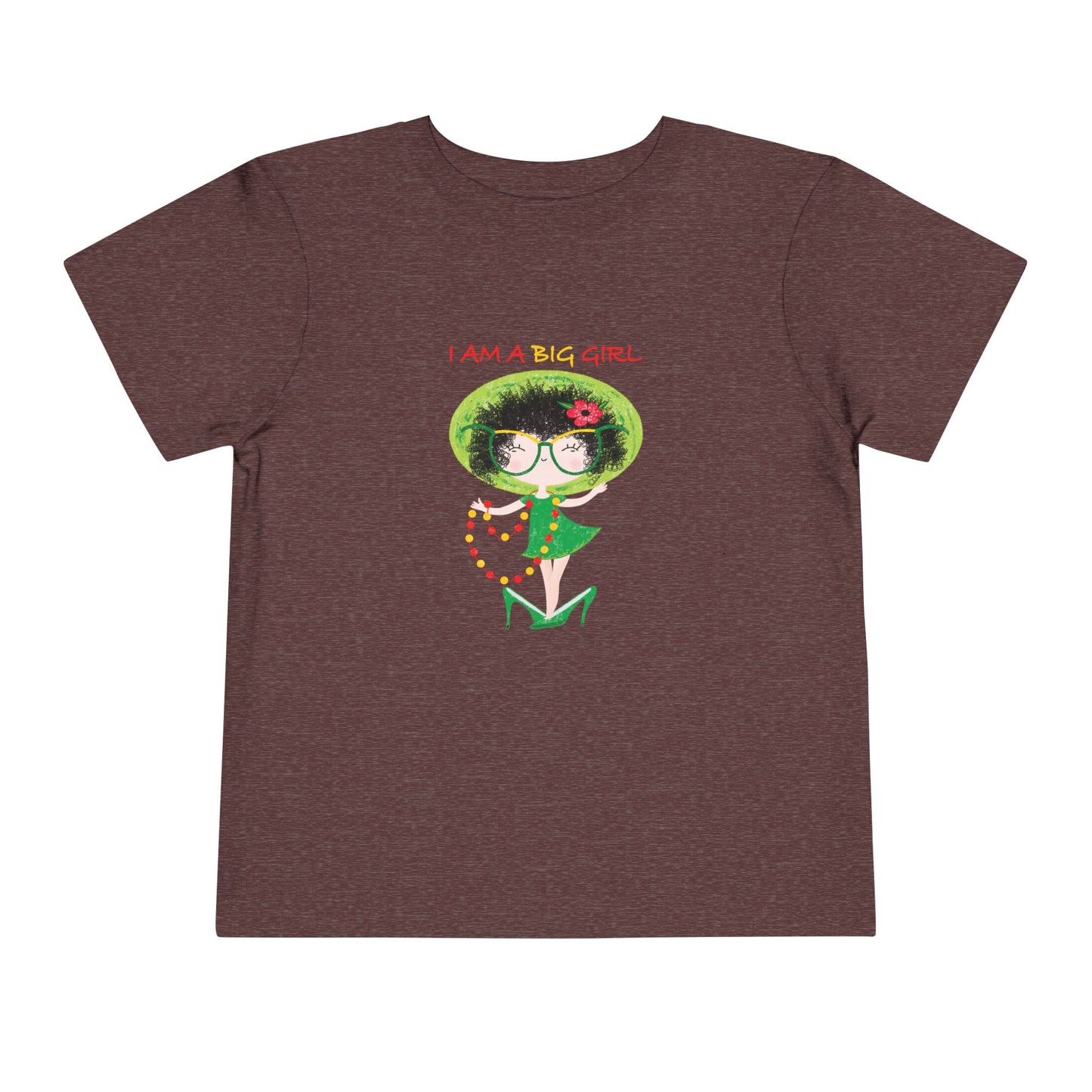 Funny Toddler Girl T-Shirt – “I Am a Big Girl” Shirt for Sassy Little Ladies, Cute Birthday Gift for Ages 2–5