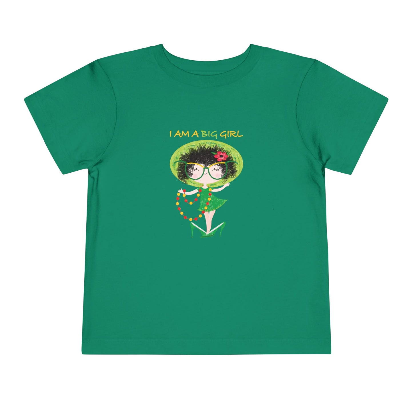 Funny Toddler Girl T-Shirt – “I Am a Big Girl” Shirt for Sassy Little Ladies, Cute Birthday Gift for Ages 2–5