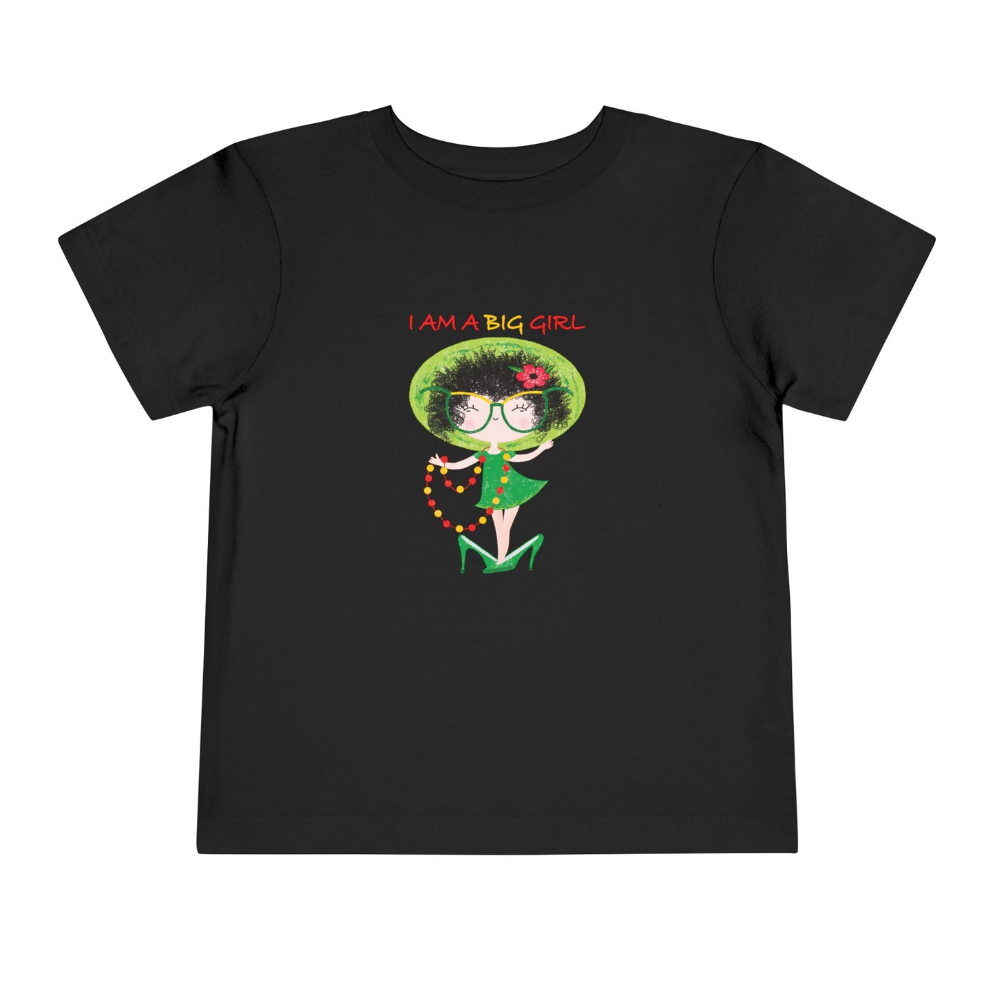 Funny Toddler Girl T-Shirt – “I Am a Big Girl” Shirt for Sassy Little Ladies, Cute Birthday Gift for Ages 2–5
