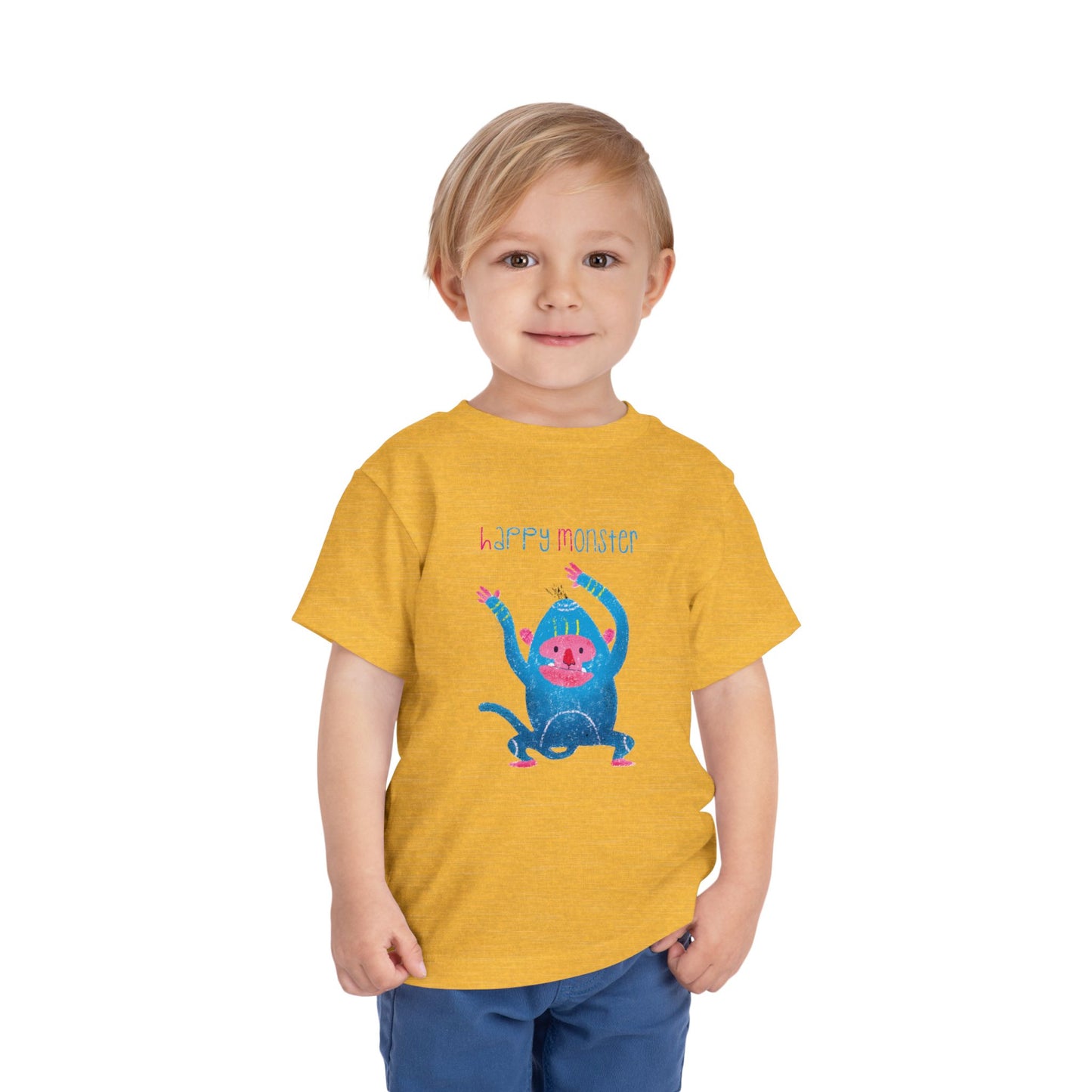 Playful Toddler Short Sleeve Tee - Chaos with a Smile