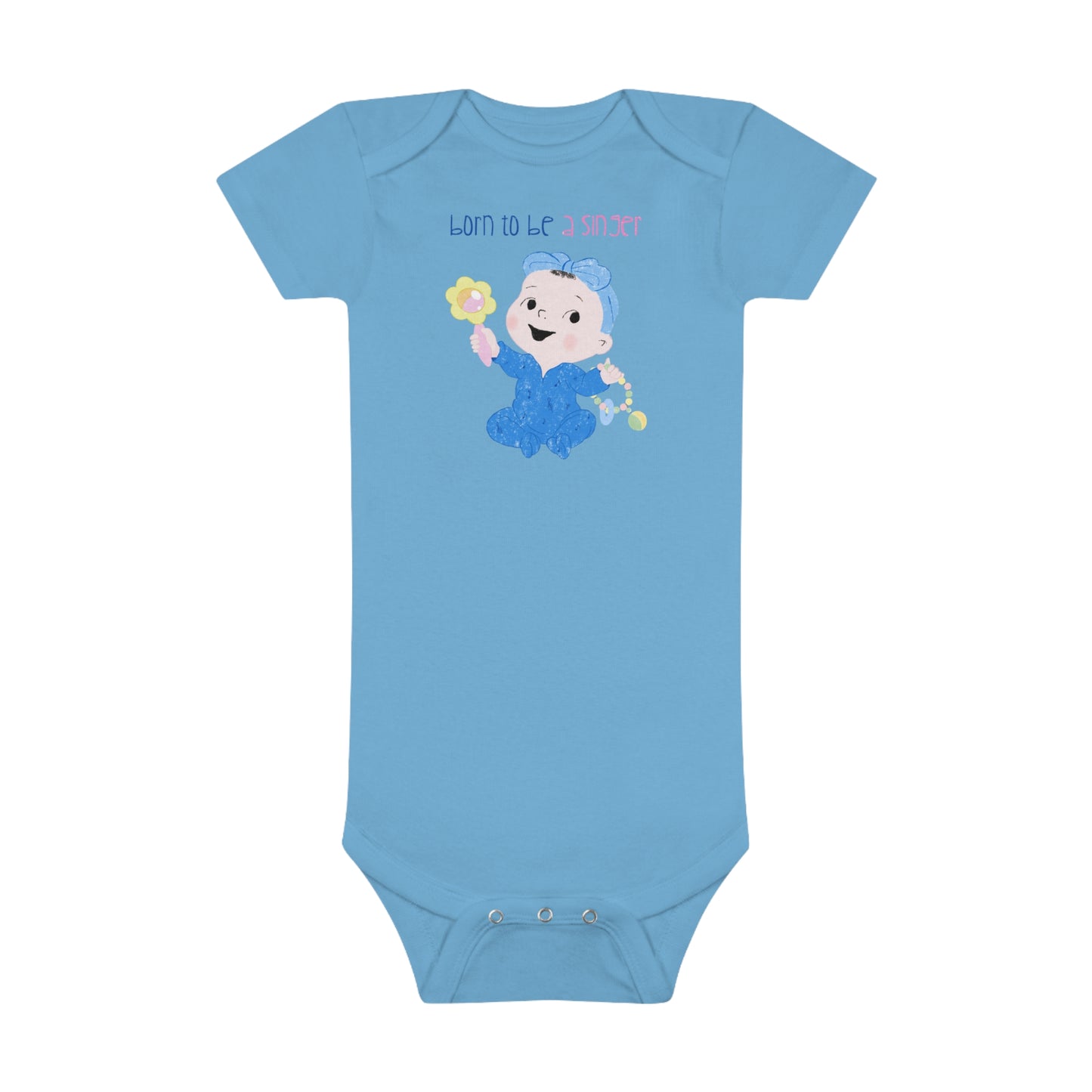 Baby Short Sleeve Onesie® - SINGER (GIRL)