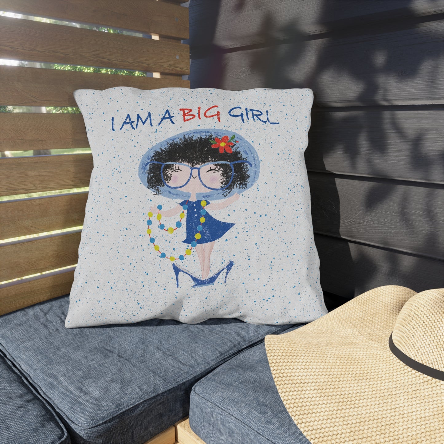 Double-Sided Outdoor Pillow - Twice the Adorable!
