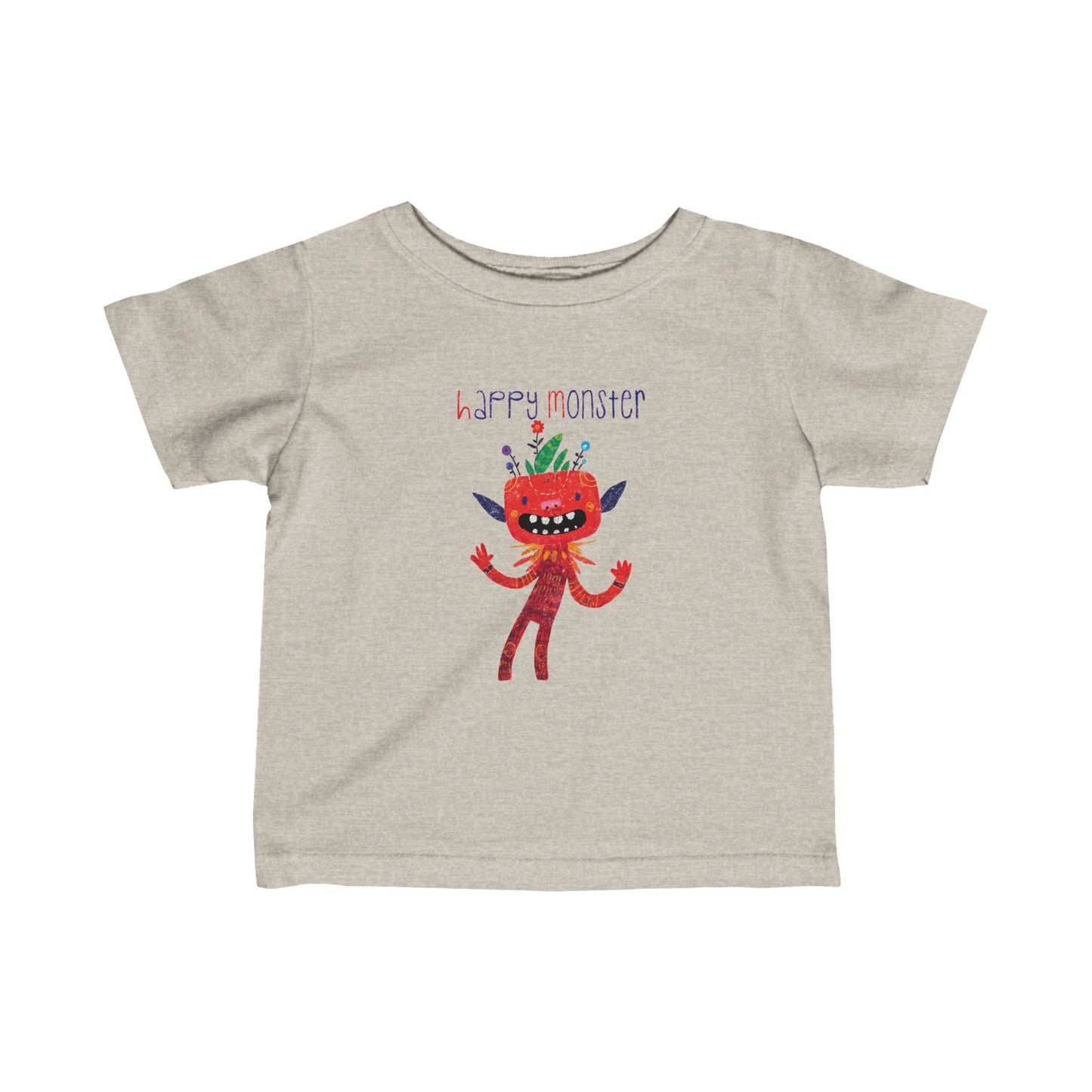 Playful Infant Fine Jersey Tee - Too Cute to Be Scary!