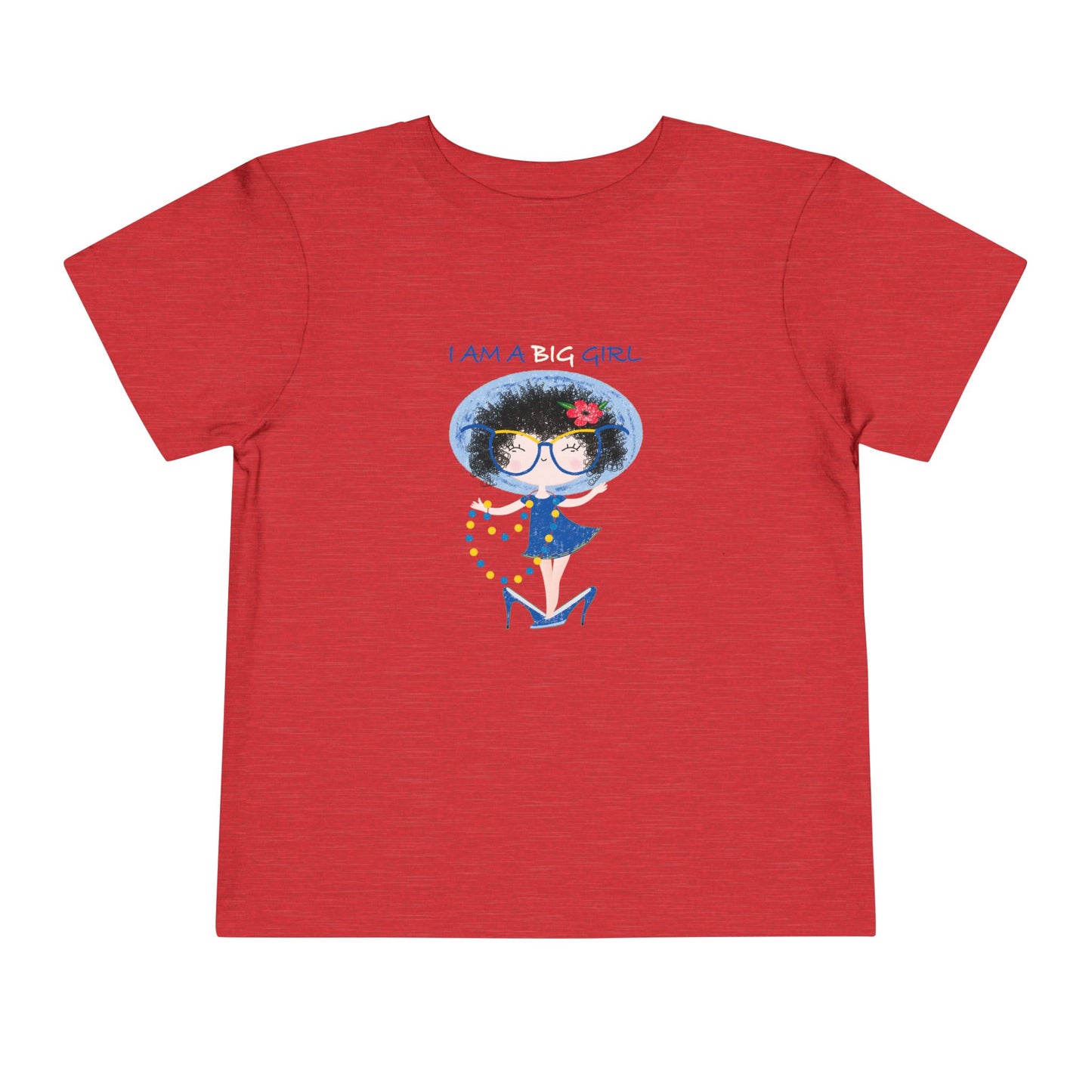 Funny Toddler Girl T-Shirt – “I Am a Big Girl” Shirt for Sassy Little Ladies, Cute Birthday Gift for Ages 2–5