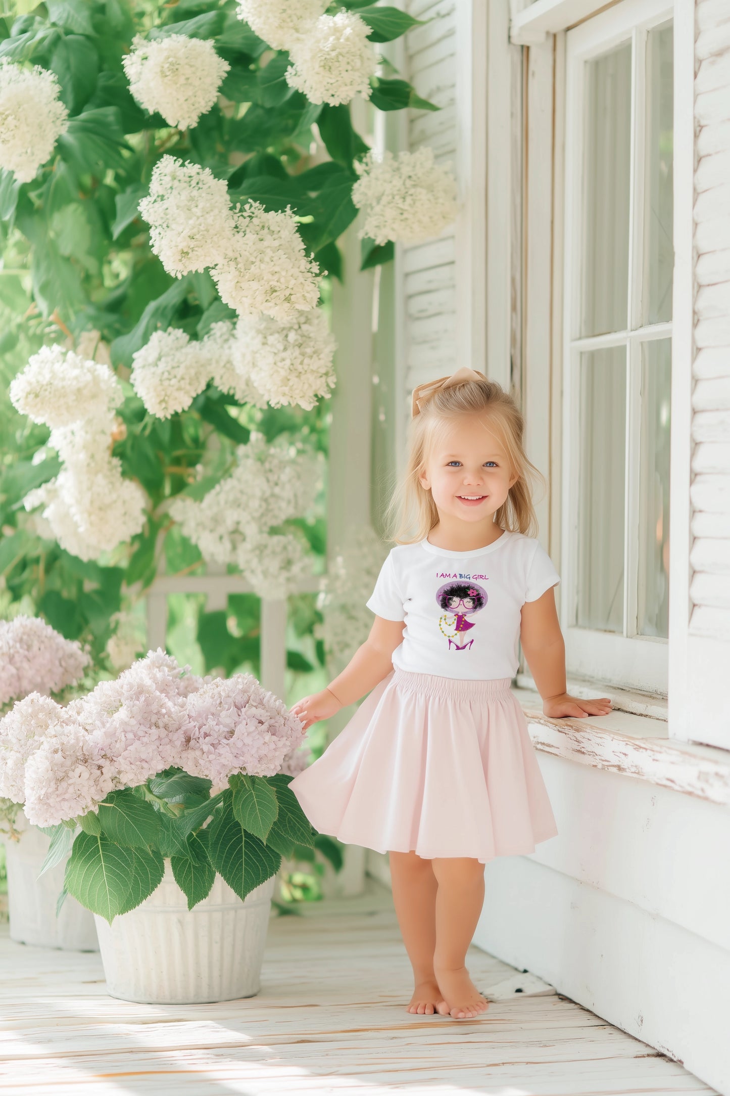 Funny Toddler Girl T-Shirt – “I Am a Big Girl” Shirt for Sassy Little Ladies, Cute Birthday Gift for Ages 2–5