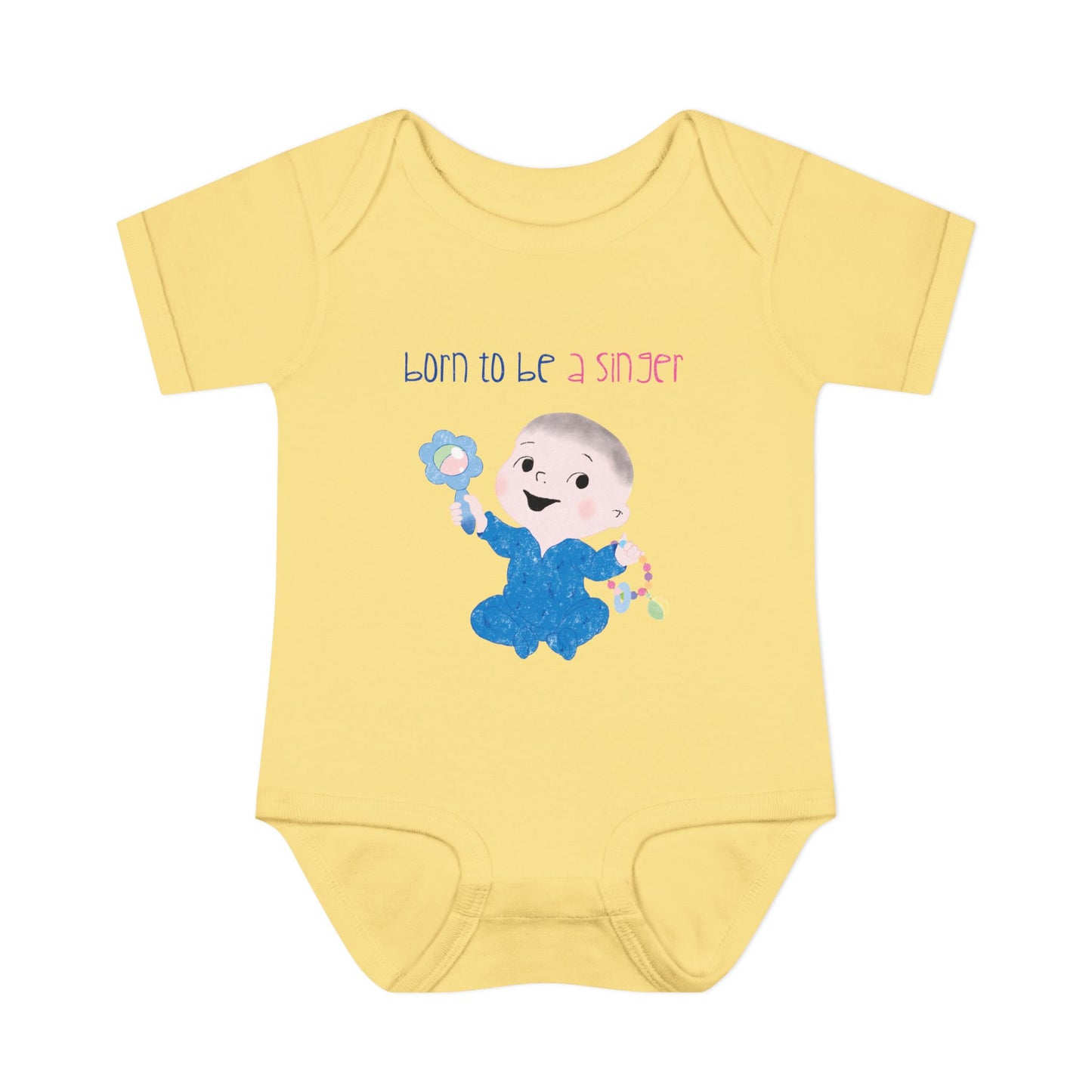 Newborn baby romper – comfy, breathable outfit for mini music lovers and superstar babies
