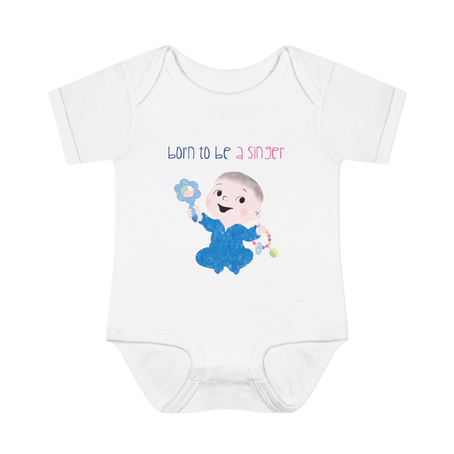 Funny infant bodysuit – "First Word: Grammy!" – soft cotton baby onesie, perfect for newborn gifts