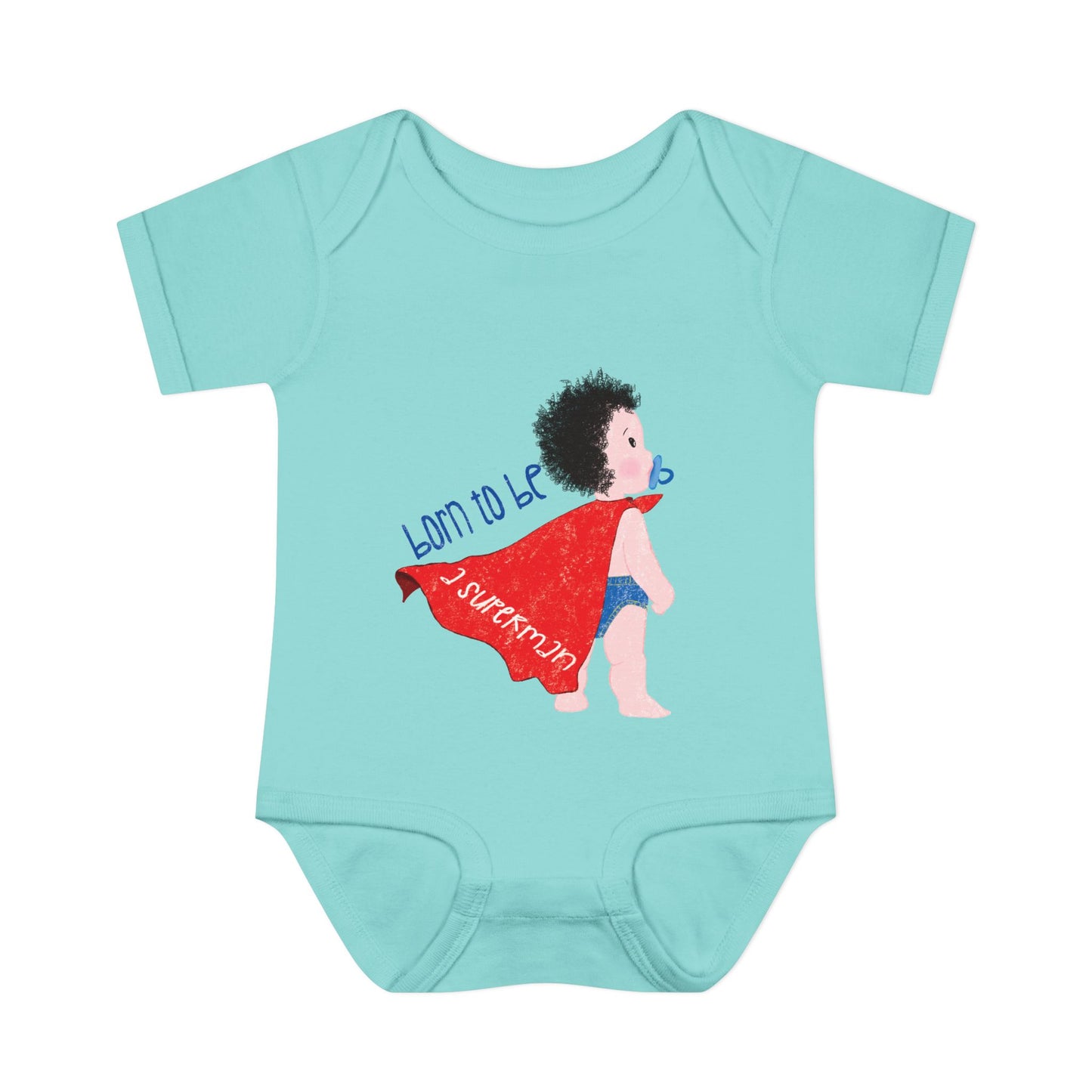 Funny newborn outfit – baby milestone photo onesie with superhero vibes