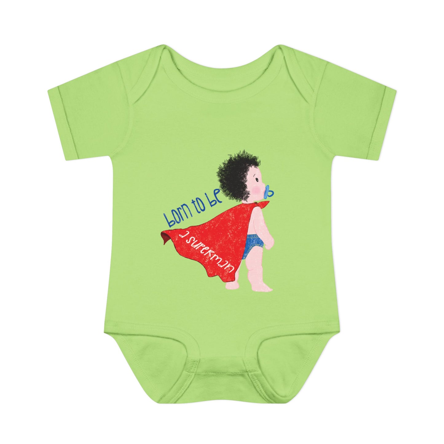 Future hero baby clothes – comfy and stretchable cotton bodysuit for babies