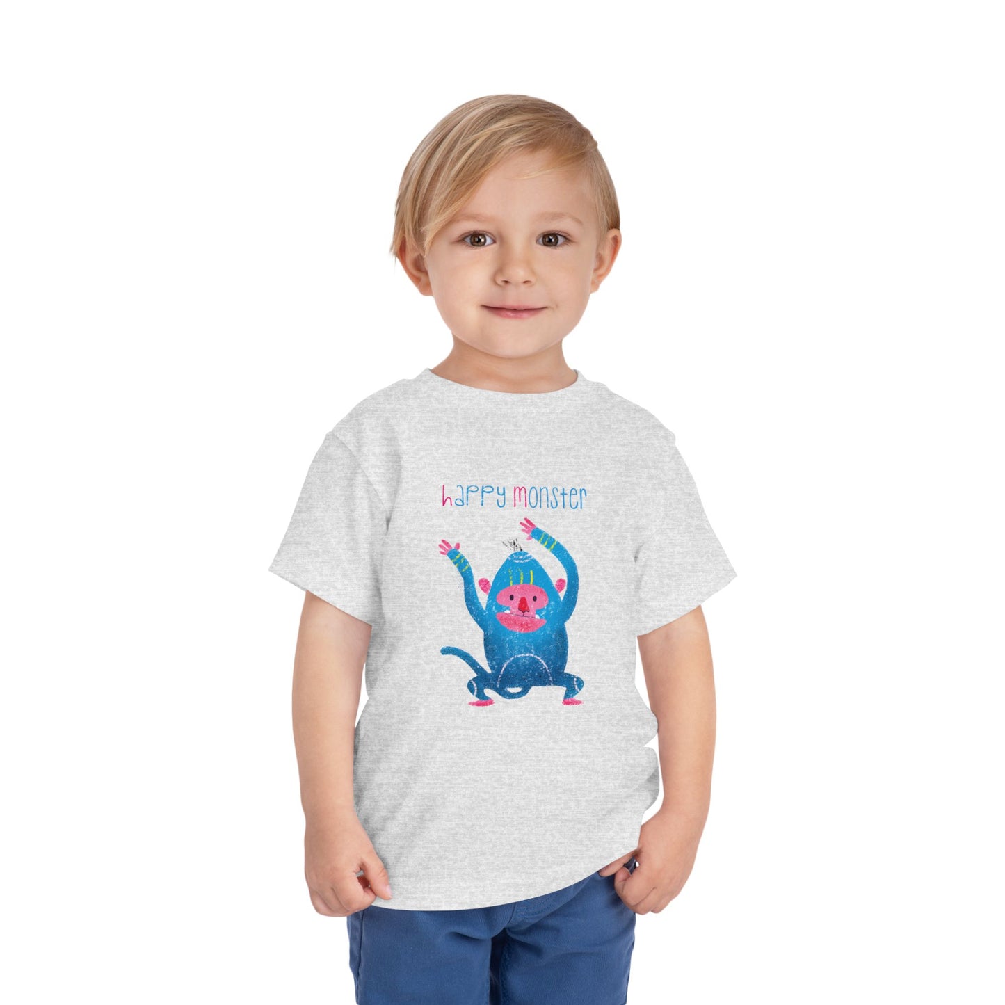 Playful Toddler Short Sleeve Tee - Chaos with a Smile