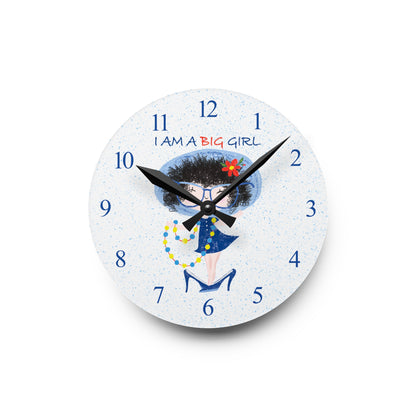 Acrylic Wall Clock - Tick-Tock, Diva O'Clock!