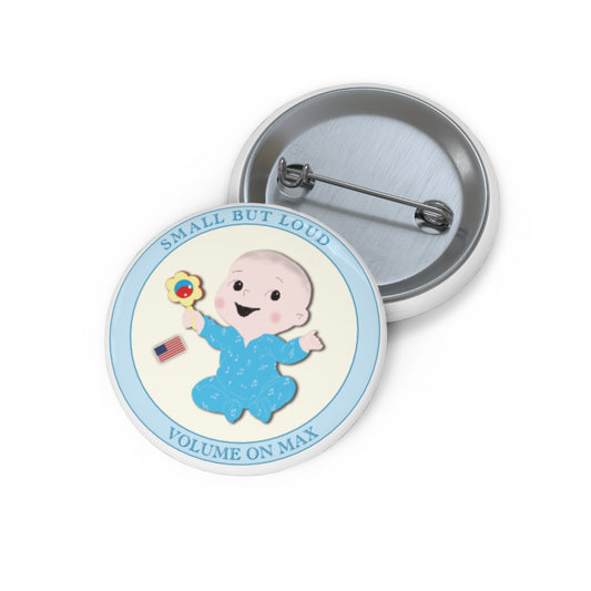Funny Baby Pin Button – Singer Baby (Boy)