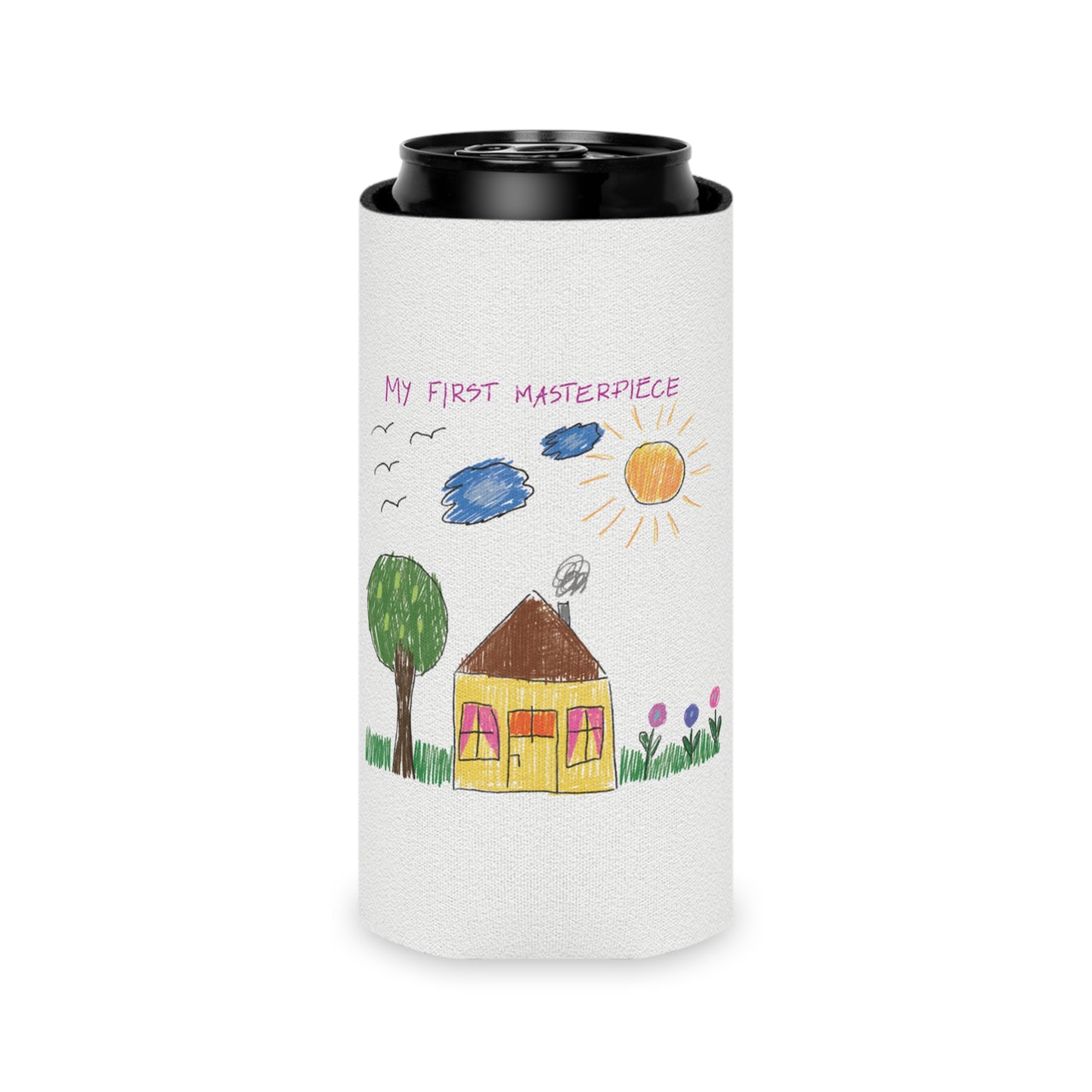 Can Cooler Sleeve - Tiny Hands, Big Art