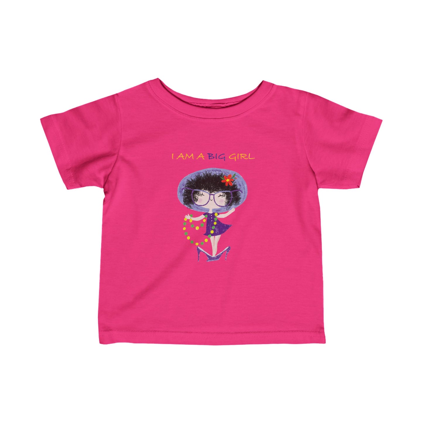 Infant Fine Jersey Tee - Big Girl, Bigger Sass!