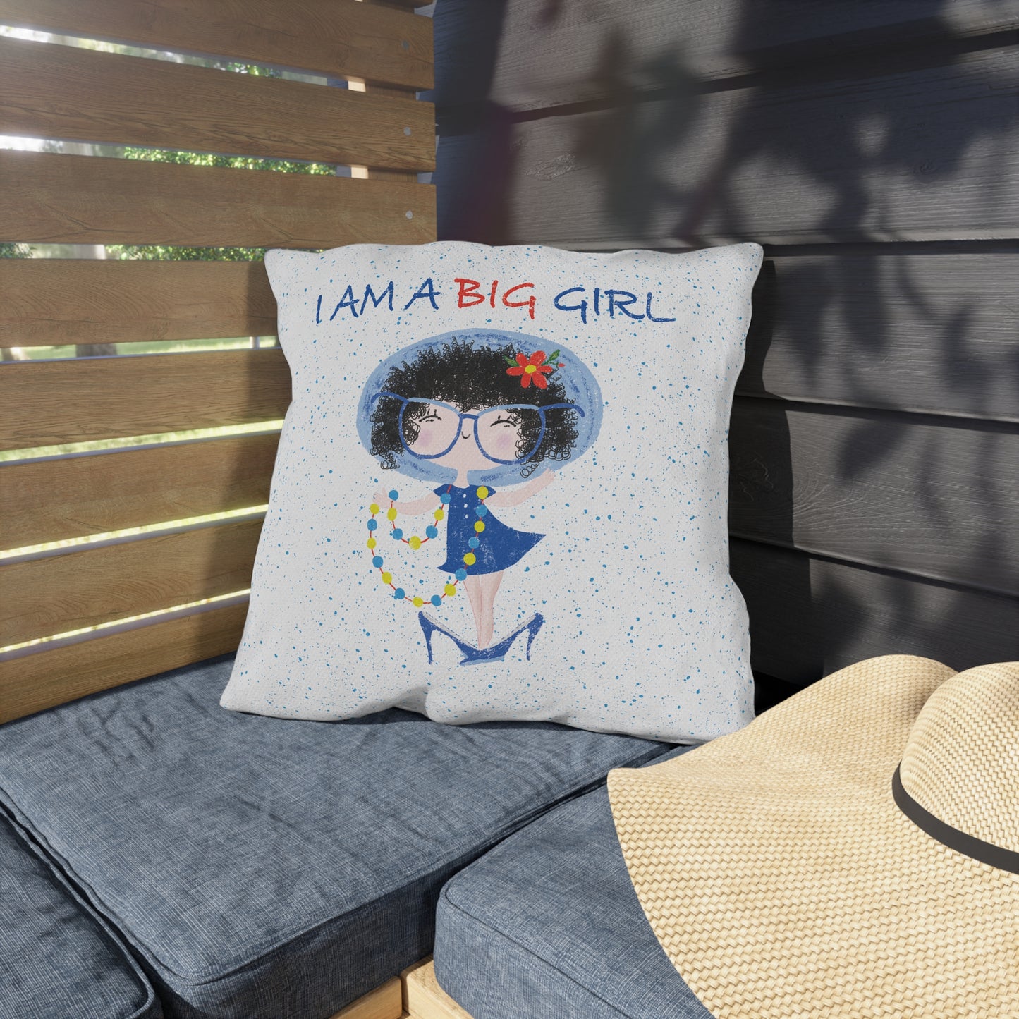 Outdoor Double-Sided Pillow - Twice the Adorable!