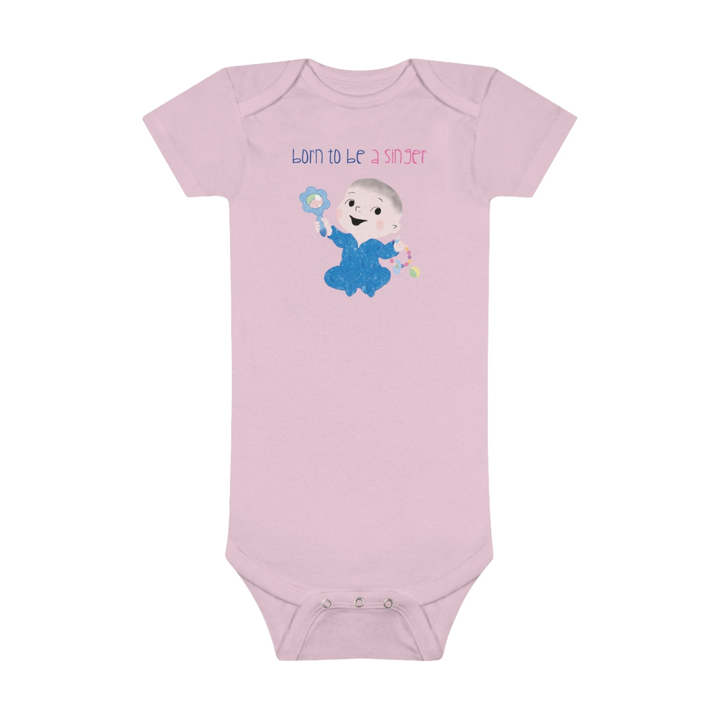 Baby Short Sleeve Onesie® - SINGER (BOY)