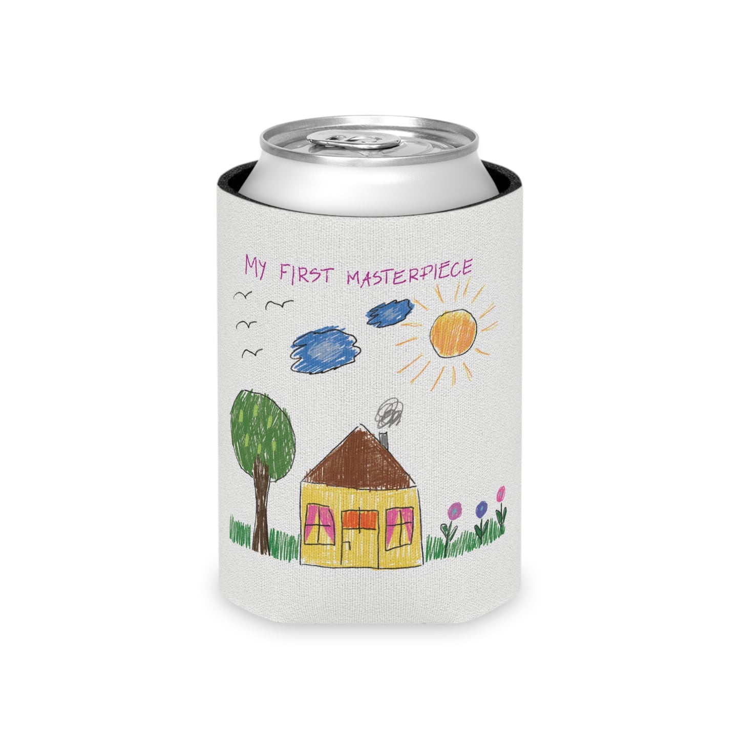 Can Cooler Sleeve - Tiny Hands, Big Art