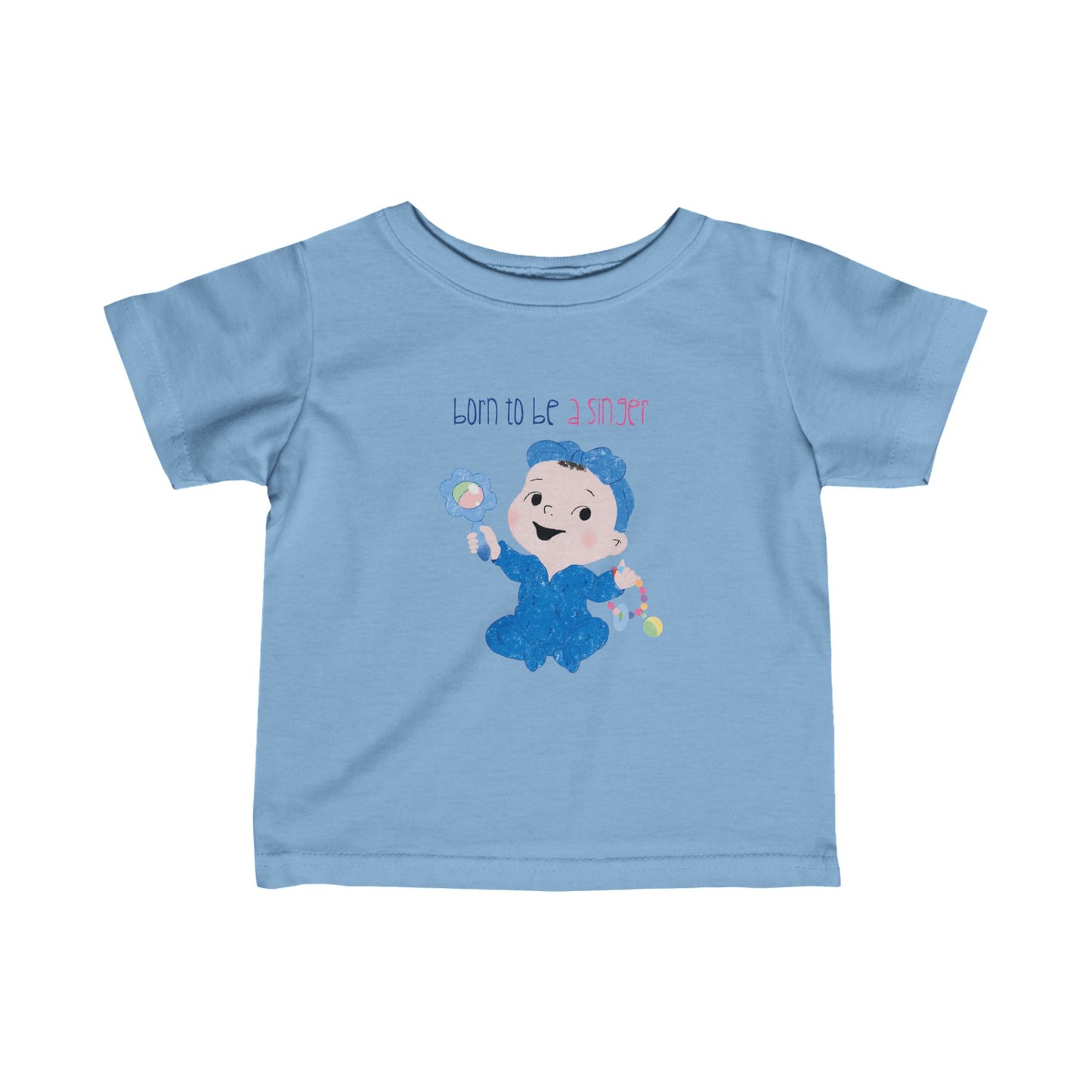 Infant Fine Jersey Tee - singer girl