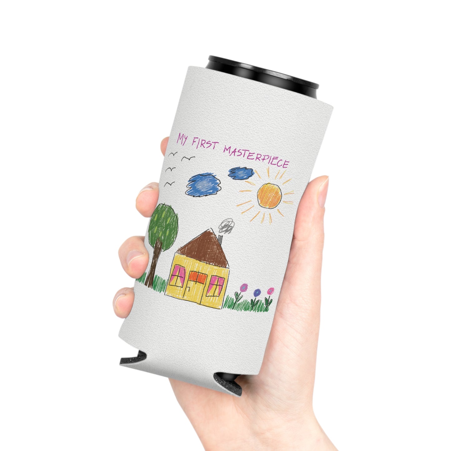 Can Cooler Sleeve - Tiny Hands, Big Art