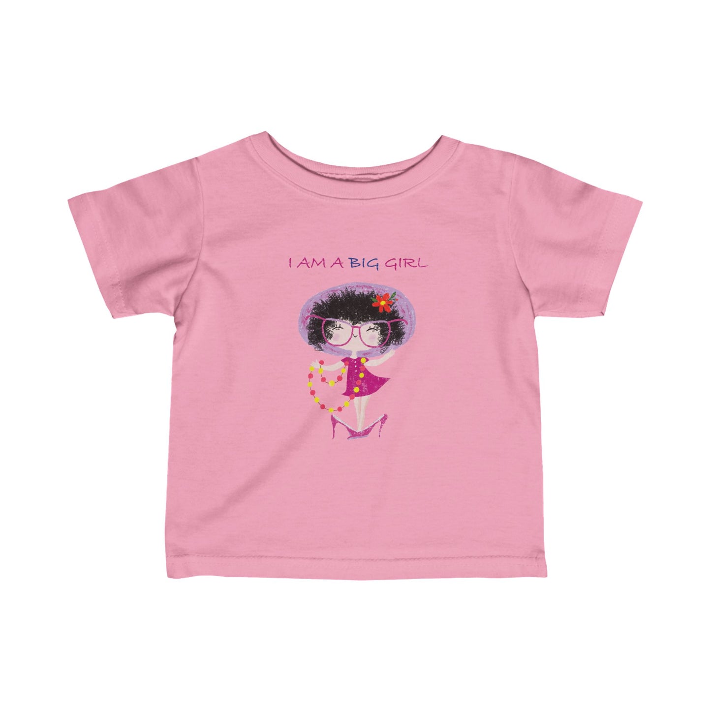 Funny Toddler Shirt – 'Big Girl, Bigger Sass!' Sassy Toddler Tee | Cute Gift for Confident Girls