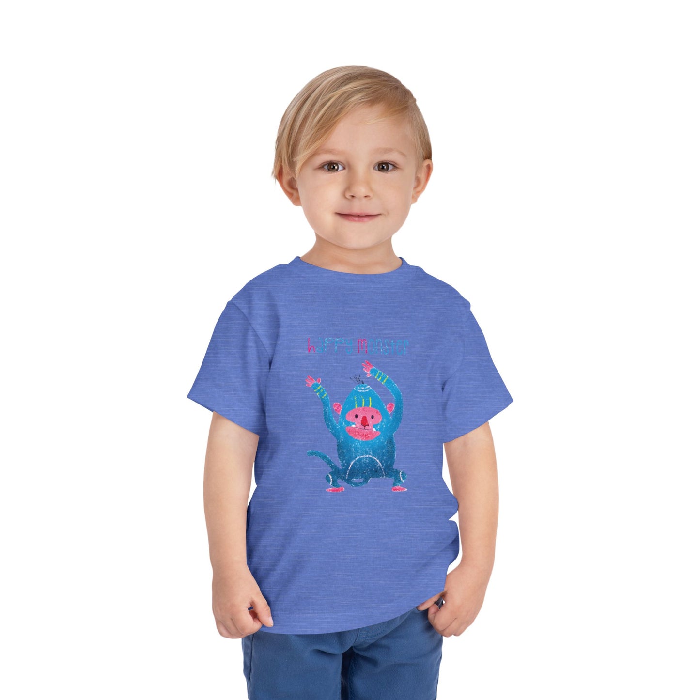 Playful Toddler Short Sleeve Tee - Chaos with a Smile