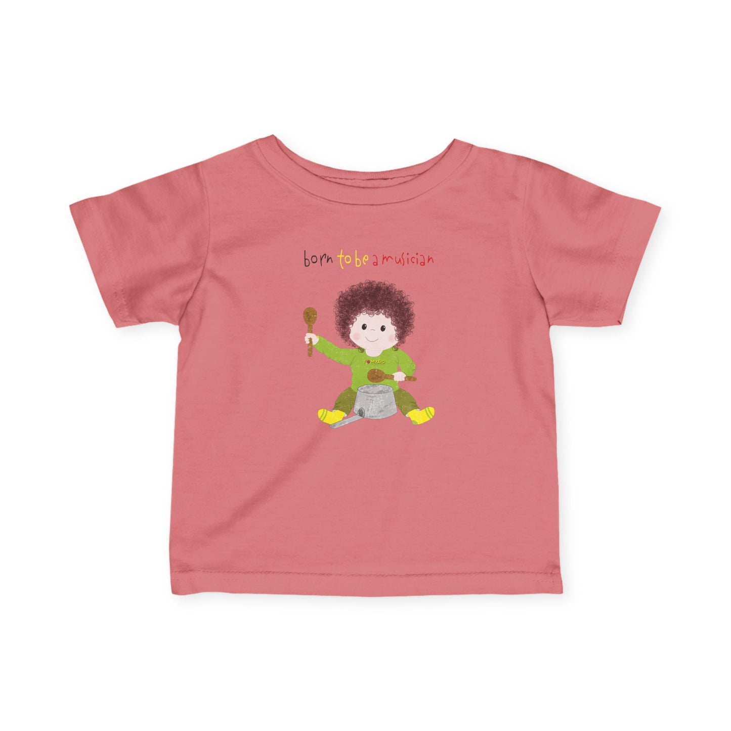 Funny Baby Musician T-Shirt – Born to Be a Musician Infant & Toddler Tee, Cute Music Baby Gift, First Birthday Outfit Idea