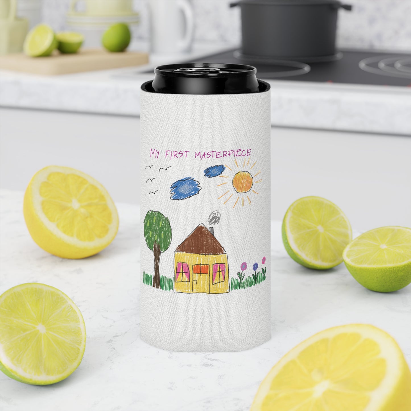 Can Cooler Sleeve - Tiny Hands, Big Art