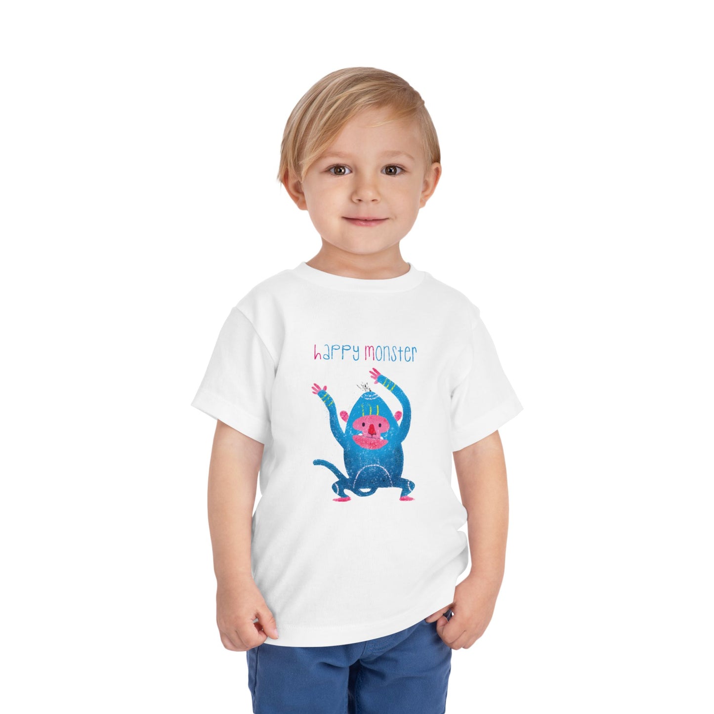 Playful Toddler Short Sleeve Tee - Chaos with a Smile