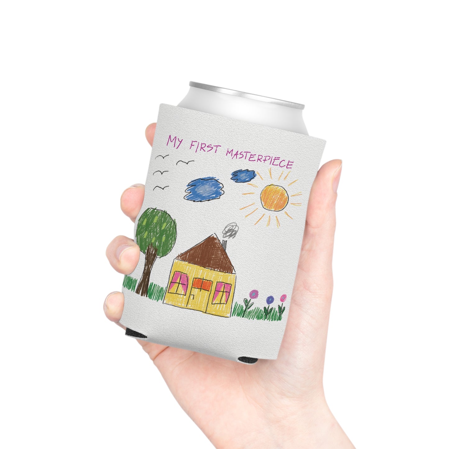 Can Cooler Sleeve - Tiny Hands, Big Art