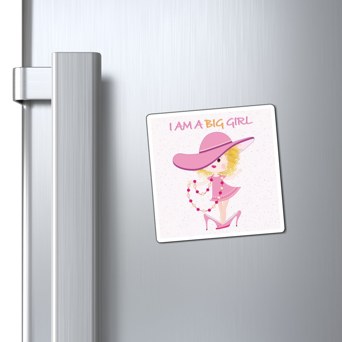 Funny Baby Fridge Magnet – Big Girl Baby (Blonde) | Kitchen Decor USA