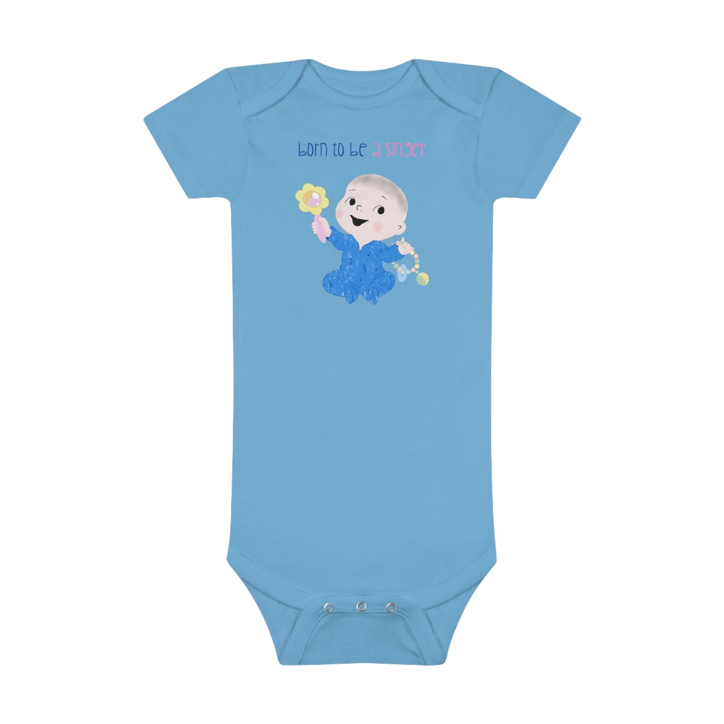 Baby Short Sleeve Onesie® - SINGER (BOY)