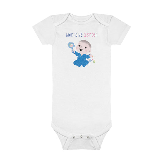 Baby Short Sleeve Onesie® - SINGER (BOY)