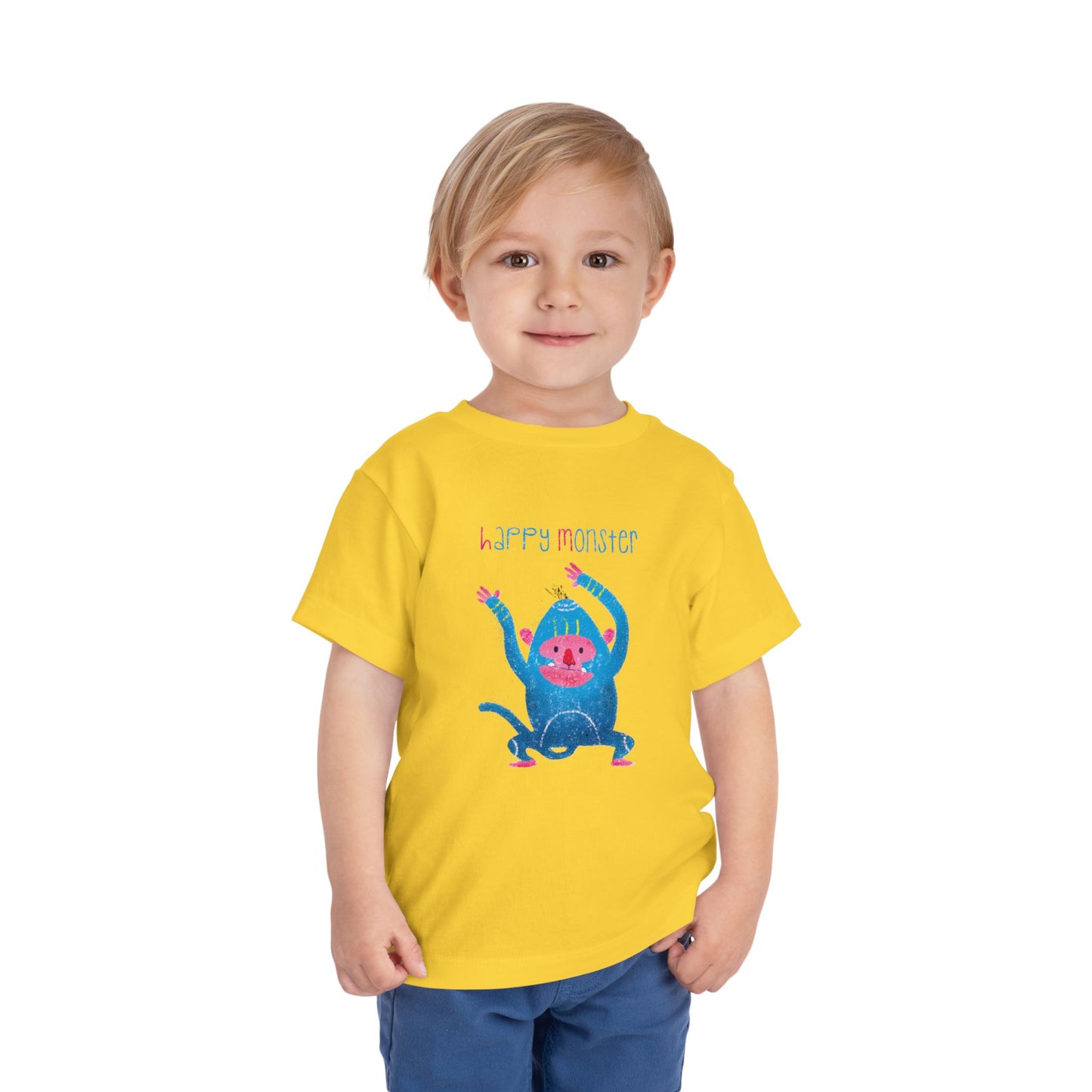 Playful Toddler Short Sleeve Tee - Chaos with a Smile