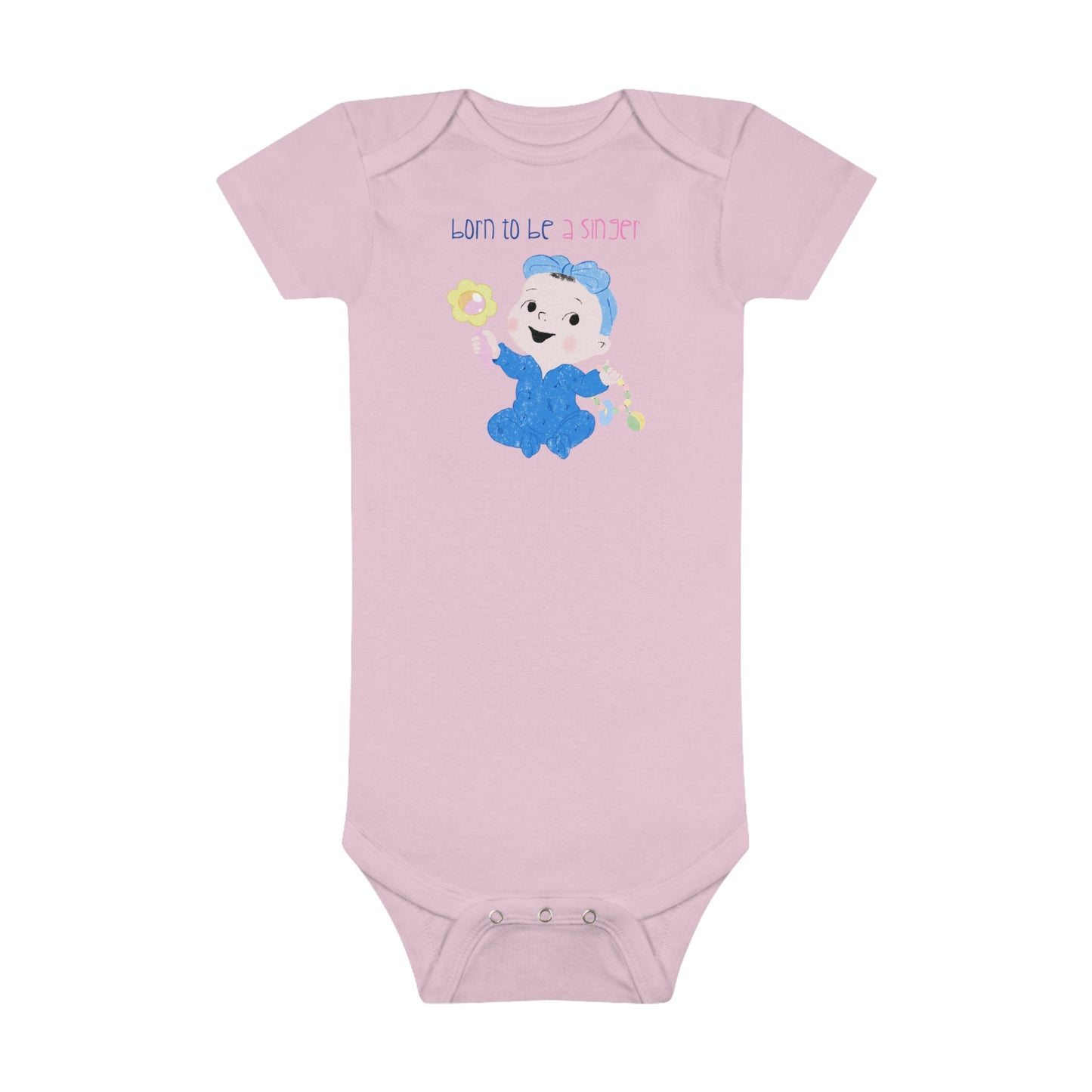 Baby Short Sleeve Onesie® - SINGER (GIRL)