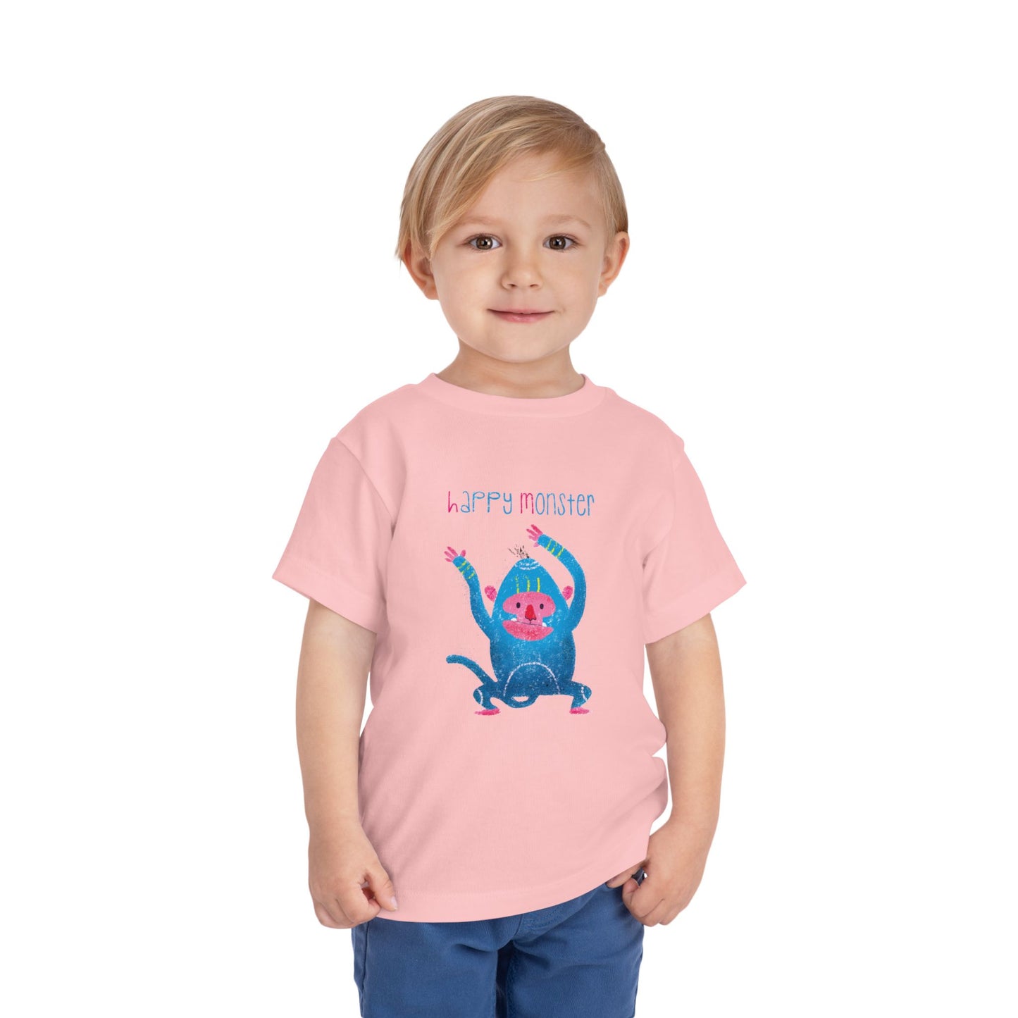 Playful Toddler Short Sleeve Tee - Chaos with a Smile