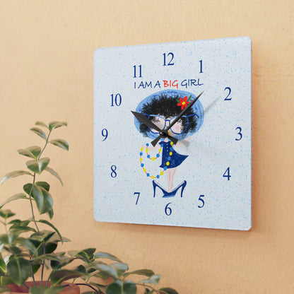 Acrylic Wall Clock - Tick-Tock, Diva O'Clock!