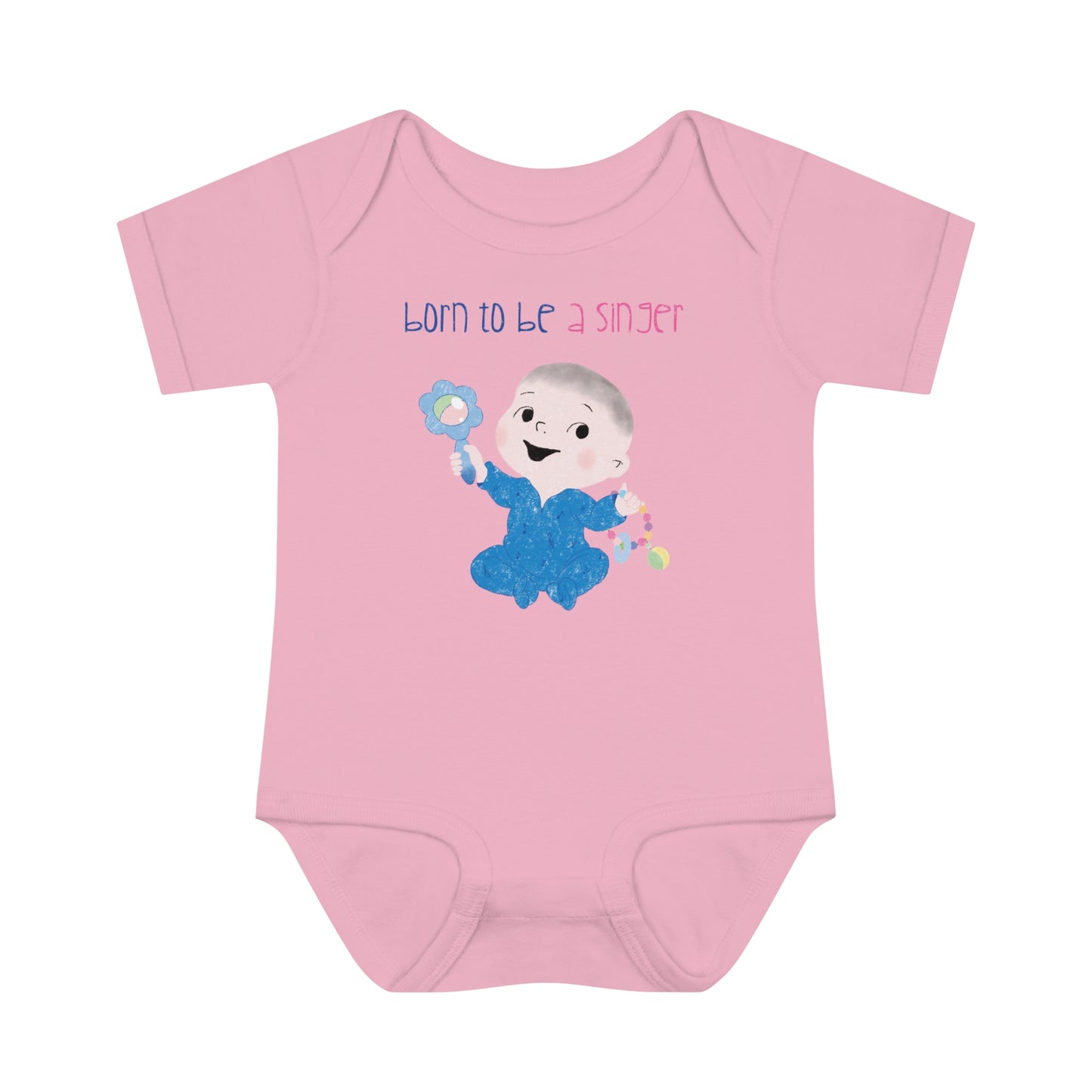 Humorous Infant Rib Bodysuit - First Word: Grammy!