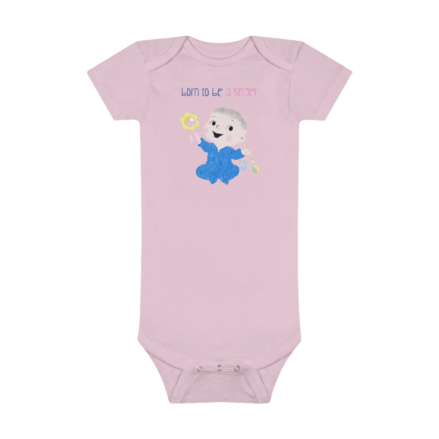 Baby Short Sleeve Onesie® - SINGER (BOY)