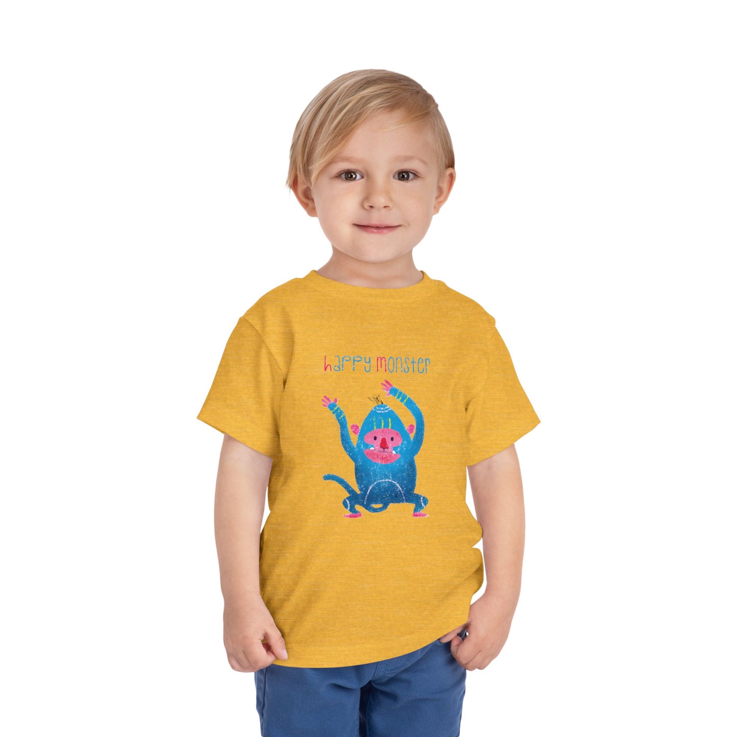 Playful Toddler Short Sleeve Tee - Chaos with a Smile