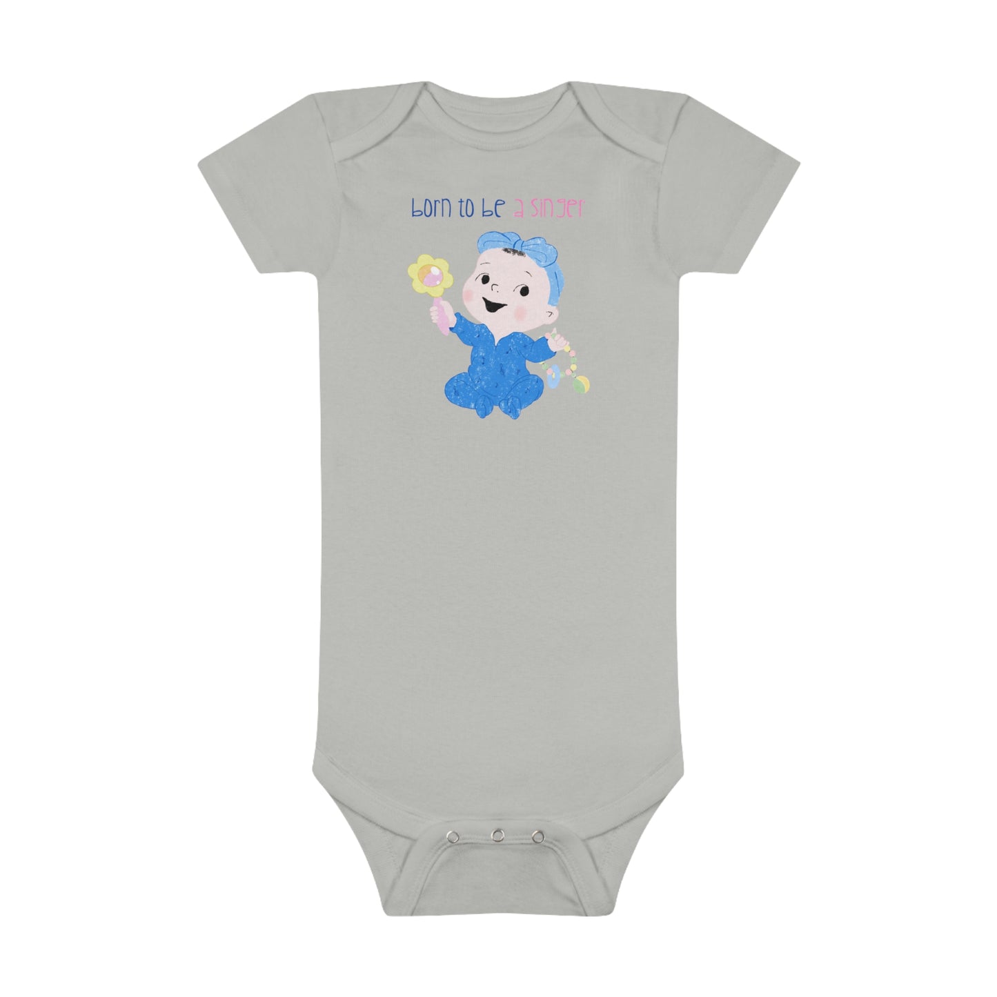 Baby Short Sleeve Onesie® - SINGER (GIRL)