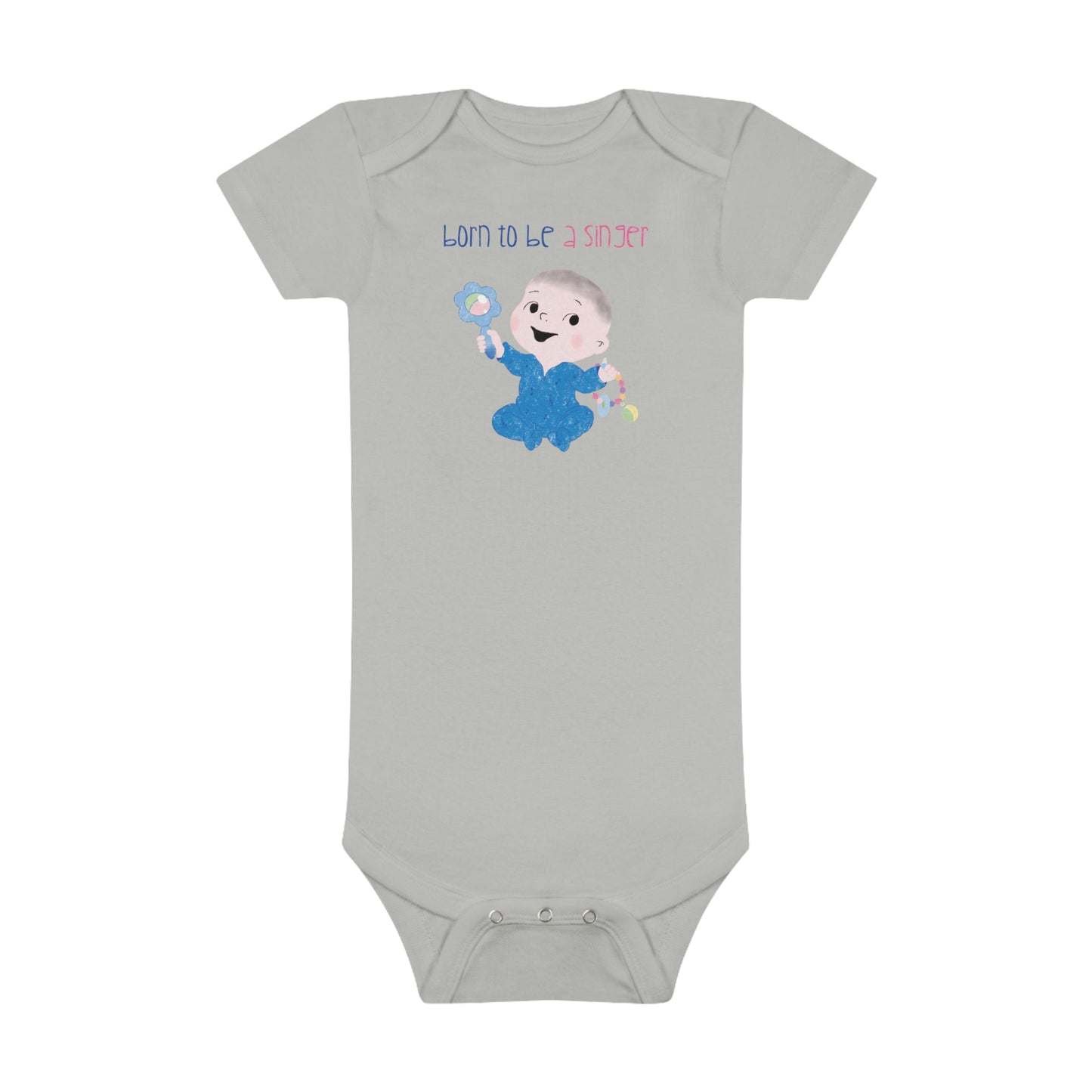 Baby Short Sleeve Onesie® - SINGER (BOY)