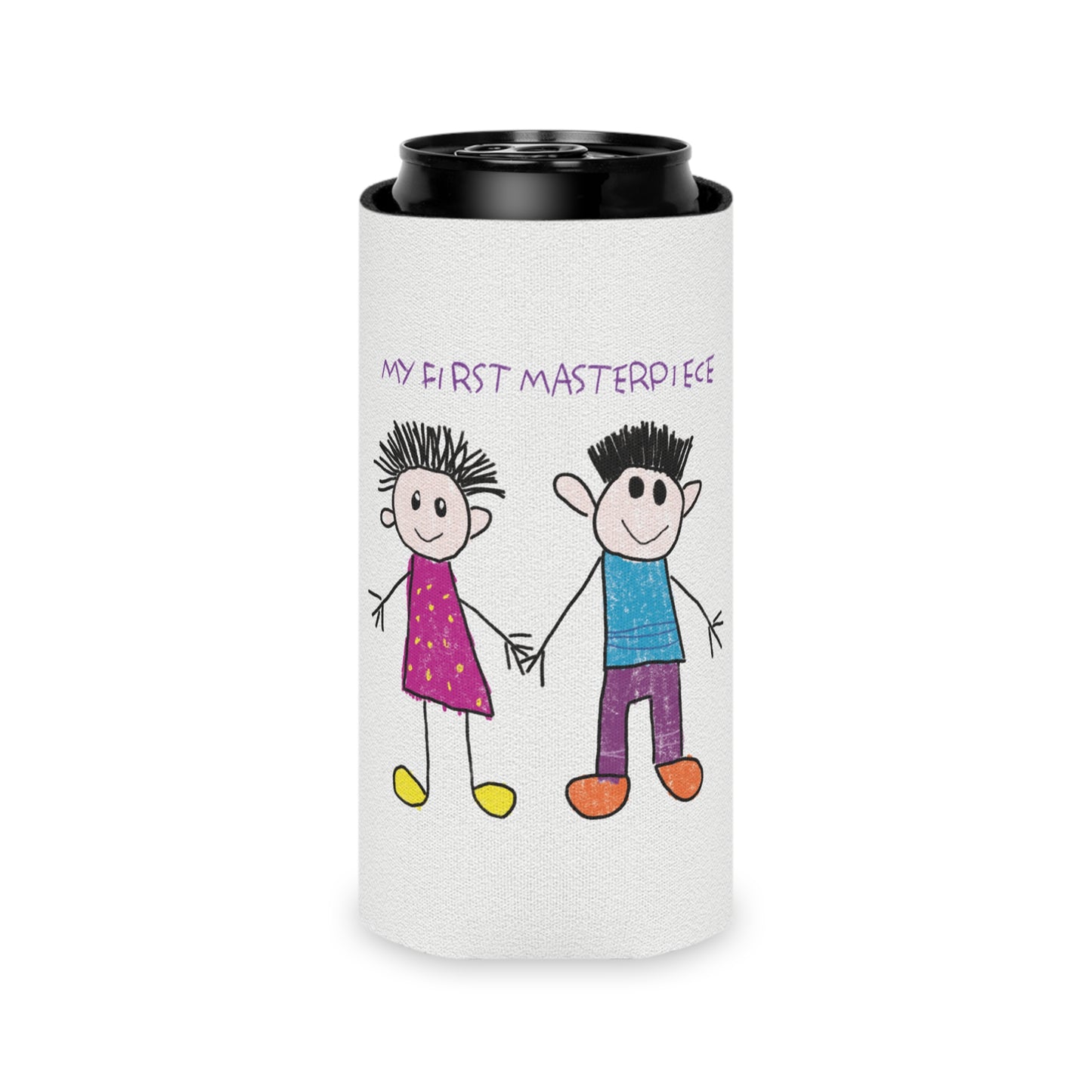 Can Cooler Sleeve - Tiny Hands, Big Art