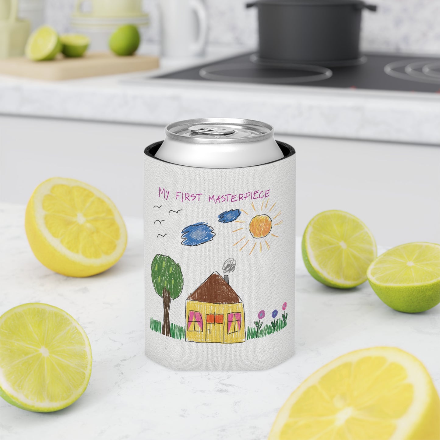 Can Cooler Sleeve - Tiny Hands, Big Art